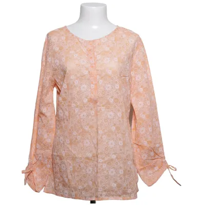 Bluse (Orange, Hvid) fra Fresh Spirit Bomuld