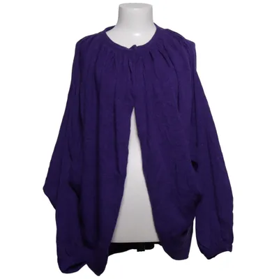 Strickjacke (Lila) von By Lysgaard Acryl, Alpakawolle