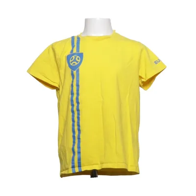 Voetbalshirt (Geel, Blauw) van Uefa Katoen, Elastaan