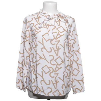 Blouse (Wit, Bruin) van Heart Kiss Viscose