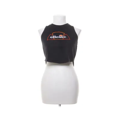Crop top (Black) from Ellesse Cotton
