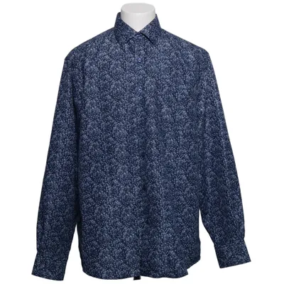 Shirt (Blauw, Wit) van Mr Marten Katoen, Polyester
