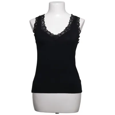 Tanktop (Zwart) van Autre Ton Elastaan, Viscose