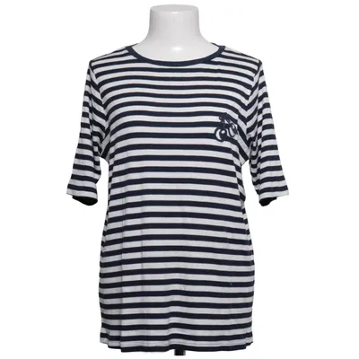 T-shirt (Blue, White) from Gina Cotton, Elastane, Modal