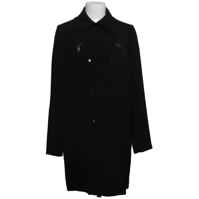 Trenchcoat (Schwarz) von Lindex Polyester, Viskose