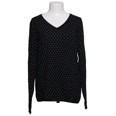 Sweater (Black, White) from Anna & Anna Polyamide, Viscose