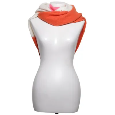 Écharpe (Orange, Rose, Blanc) de Faera Viscose, Laine
