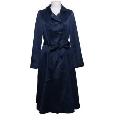 Trench coat (Blue) from Collectif Vintage Cotton, Polyester