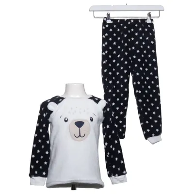 Pyjamasz (Hvid, Sort, Flerfarvet) fra Infinity Kids Polyester