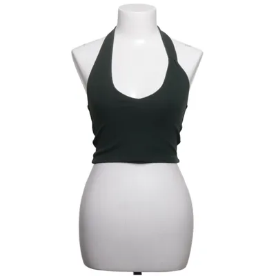 Haltertop (Groen) van Brandy Melville Katoen, Elastaan