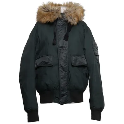 Winterjacke (Grün) von Diesel Baumwolle, Polyamid