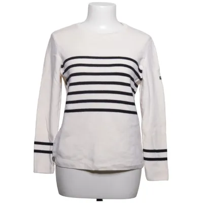 Sweater (White, Black) from Saint James Wool