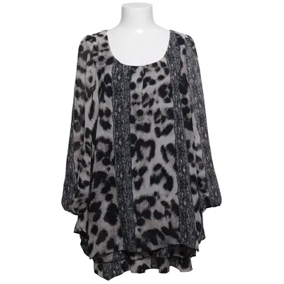 Tunic (Black, White) from Ester Elenora Cotton, Polyester