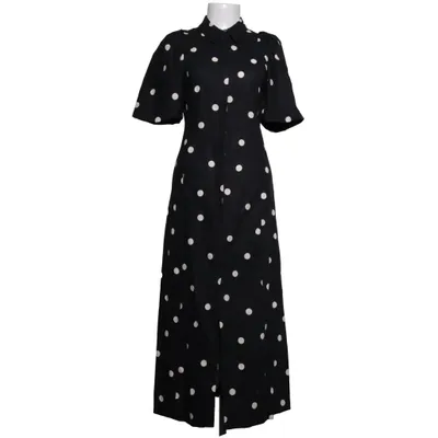 Robe chemise (Noir, Blanc) de Sézane Coton, Lin, Viscose