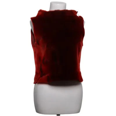 Fur vest (Red, Black) from Eskimo