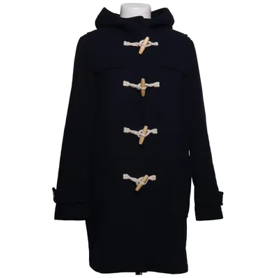 Duffle coat (Blue) from Zara Outerwear Polyester, Wool