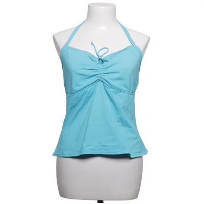Halter neck top (Blue) from Lands' End Elastane, Polyamide
