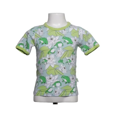 T-shirt (Green, White, Multicolored) from Plastisock Cotton, Elastane