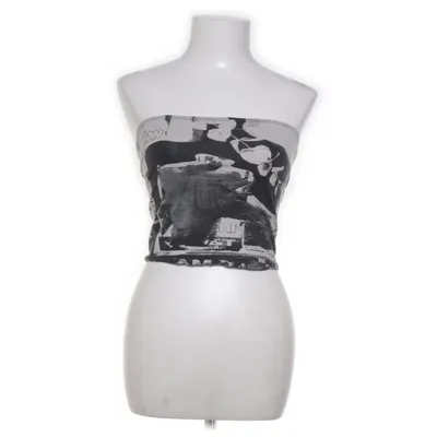 Tubtopp (Grå, Svart, Vit) från Motel Bomull, Elastan