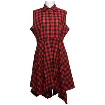 Blousejurk (Rood, Zwart)