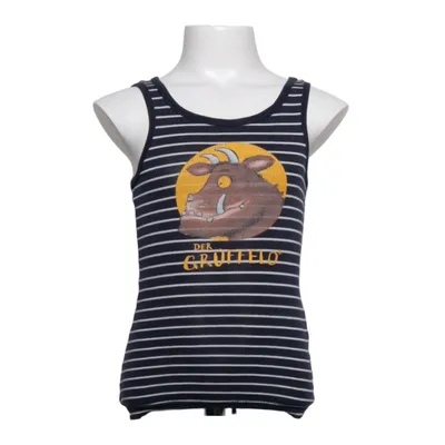 Tank Top (Blue, White) from Der..Grüffelo Elastane, Organic cotton