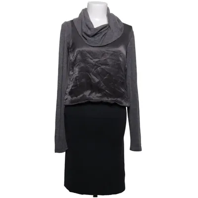 Robe à col roulé (Gris) de Marc Aurel Soie, Viscose, Laine