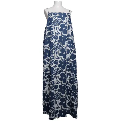 Maxi dress (Blue, White) from Marimekko x Uniqlo Cotton