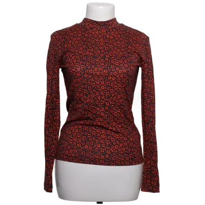 Langarmshirt (Schwarz, Rot) von Whistles Baumwolle, Lyocell
