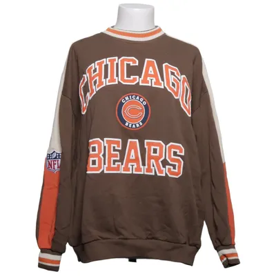 Sweatshirt (Bruin, Oranje, Wit) van Pull & Bear Katoen, Polyester