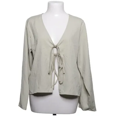 Wrap top (Beige) from Shein Elastane, Polyester