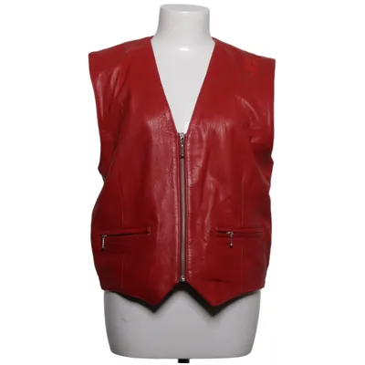 Gilet en cuir (Rouge) de Creations Cuir