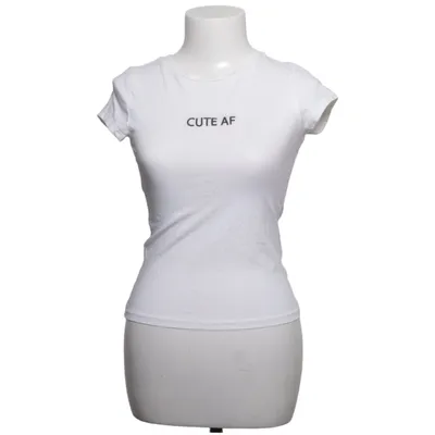 T-shirt (Vit) från Divided by H&M Bomull, Elastan