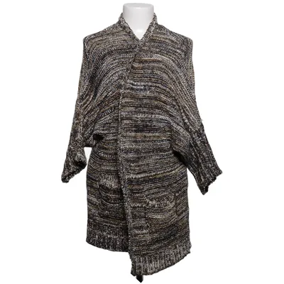 Cardigan (Zwart, Wit, Geel) van Sir Oliver Katoen, Polyester