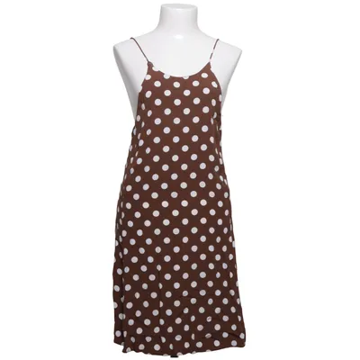 Kjole (Brun, Hvid) fra Zara Basic