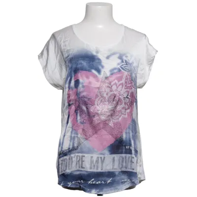 T-shirt (Blanc, Bleu, Rose) de Key Largo Coton, Polyester