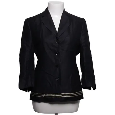 Blazer (Zwart) van DinoModa Linnen, Zijde