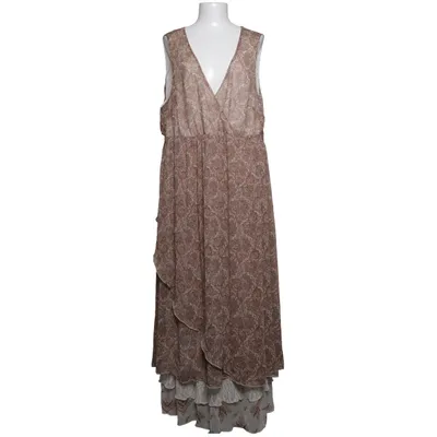 Långklänning (Beige, Flerfärgad) från La Redoute Elastan, Polyester