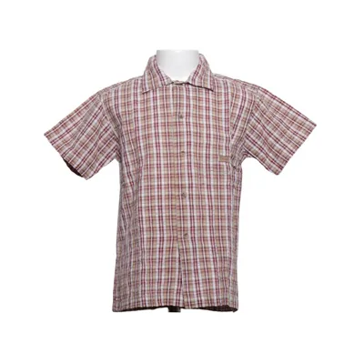 Korte mouwen shirt (Rood, Bruin, Wit) van Outfit Katoen