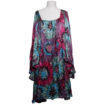 Robe (Violet, Multicolore) de TurQuoise Soie