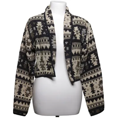Cardigan (Zwart, Beige) van New Identity Katoen