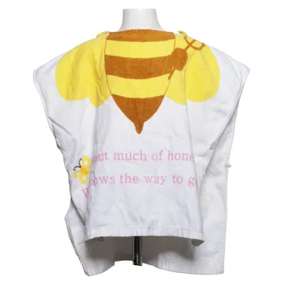 Badponcho (Geel, Wit) van Beachbum Katoen