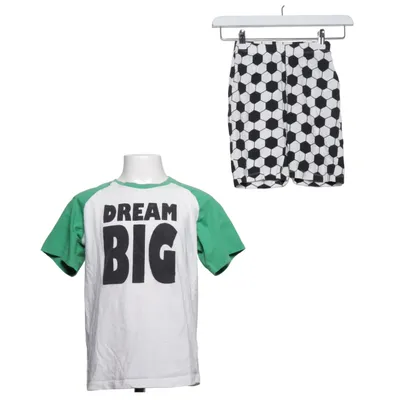 Pyjamas (Vit, Svart, Grön) från ICA I Love Eco Ekologisk bomull