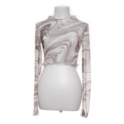 Top (Bruin, Wit, Meerkleurig) van NLY One Elastaan, Polyester