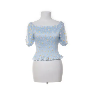 Crop top (Blå, Flerfarvet) fra Pitaya