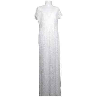 Brudekjole (Hvid) fra Tiffany Rose Elastan, Polyamid, Viscose