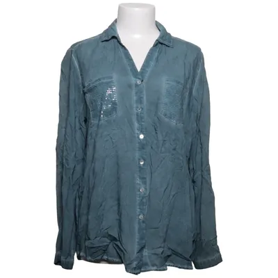 Blouse (Blauw) van Barbara Lebek Viscose