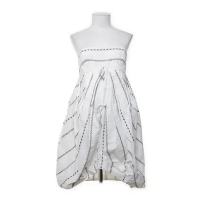 Dress (White, Black) from Anna Sui Acetate, Polyester, Viscose