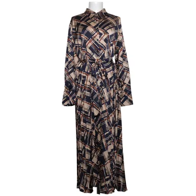 Maxi dress (Blue, Beige, Brown) from STOCKH LM Elastane, Polyester