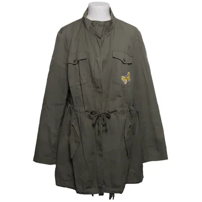 Safarijacka (Grön) från Sheego Casual Bomull, Elastan, Polyester