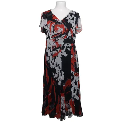 Dress (Red, Black, White, Multicolored) from Kello Acetate, Polyester